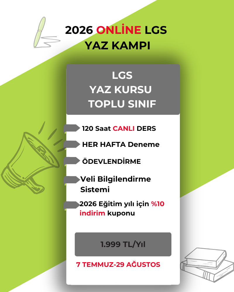 LGS YAZ KAMPI ONLİNE