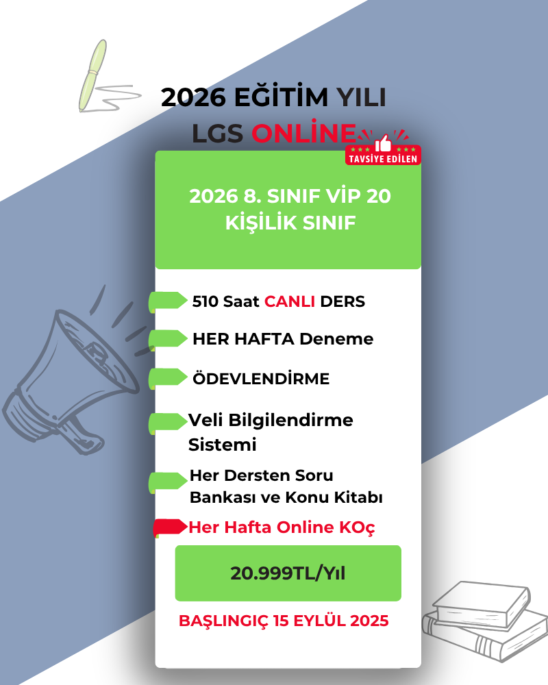 LGS ONLİNE 2026 VİP 20 KİŞİ